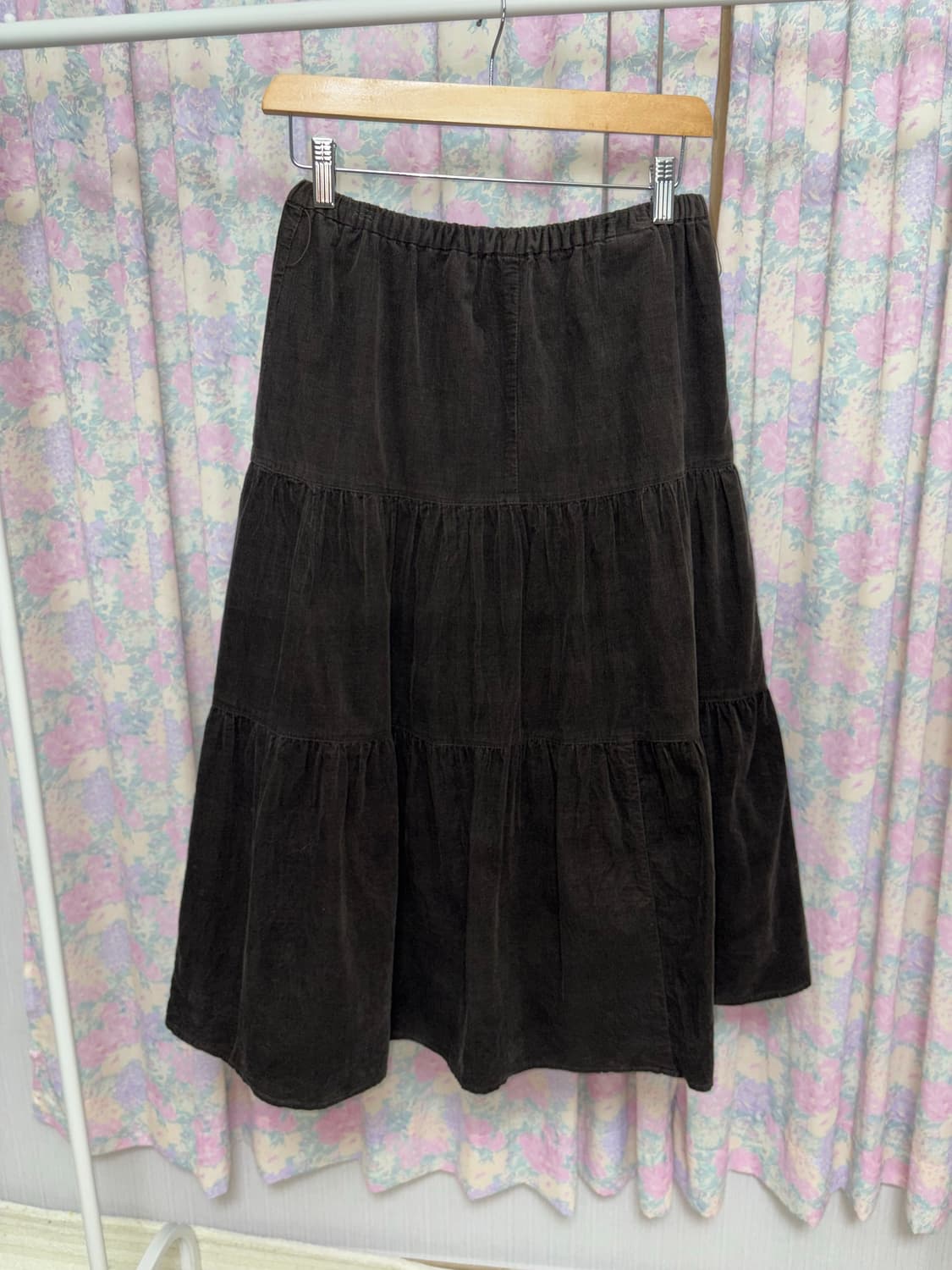 브라운 코듀로이 스커트 상품이미지6