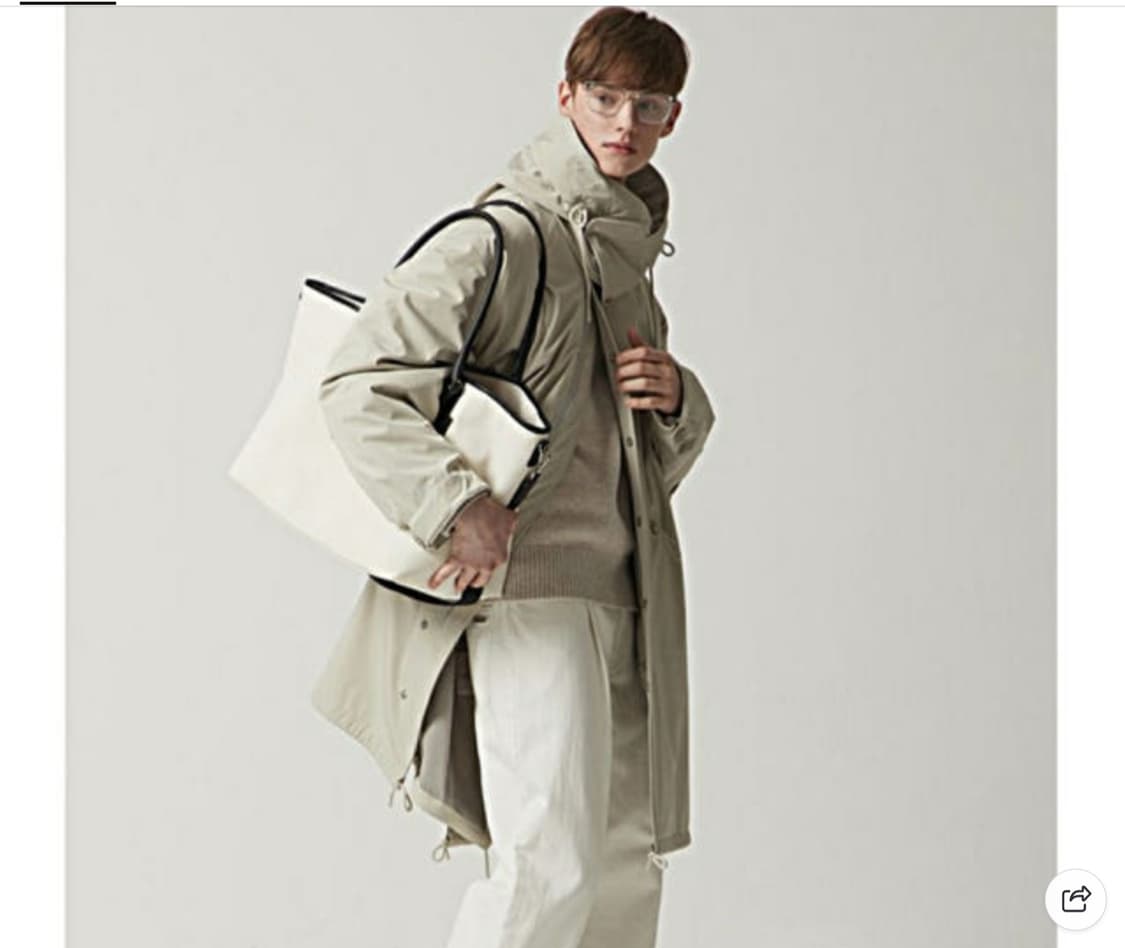 IRO 이로 이로맨 디테쳐블 피쉬테일 야상 점퍼 블랙  M 오버핏 상품이미지4