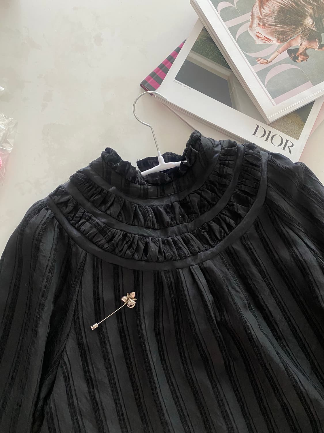 유럽 수입 빈티지 플라워 브로치 상품이미지5