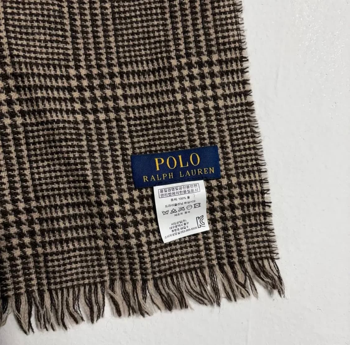 폴로 랄프 로렌 하운드투스 체크 머플러 상품이미지4