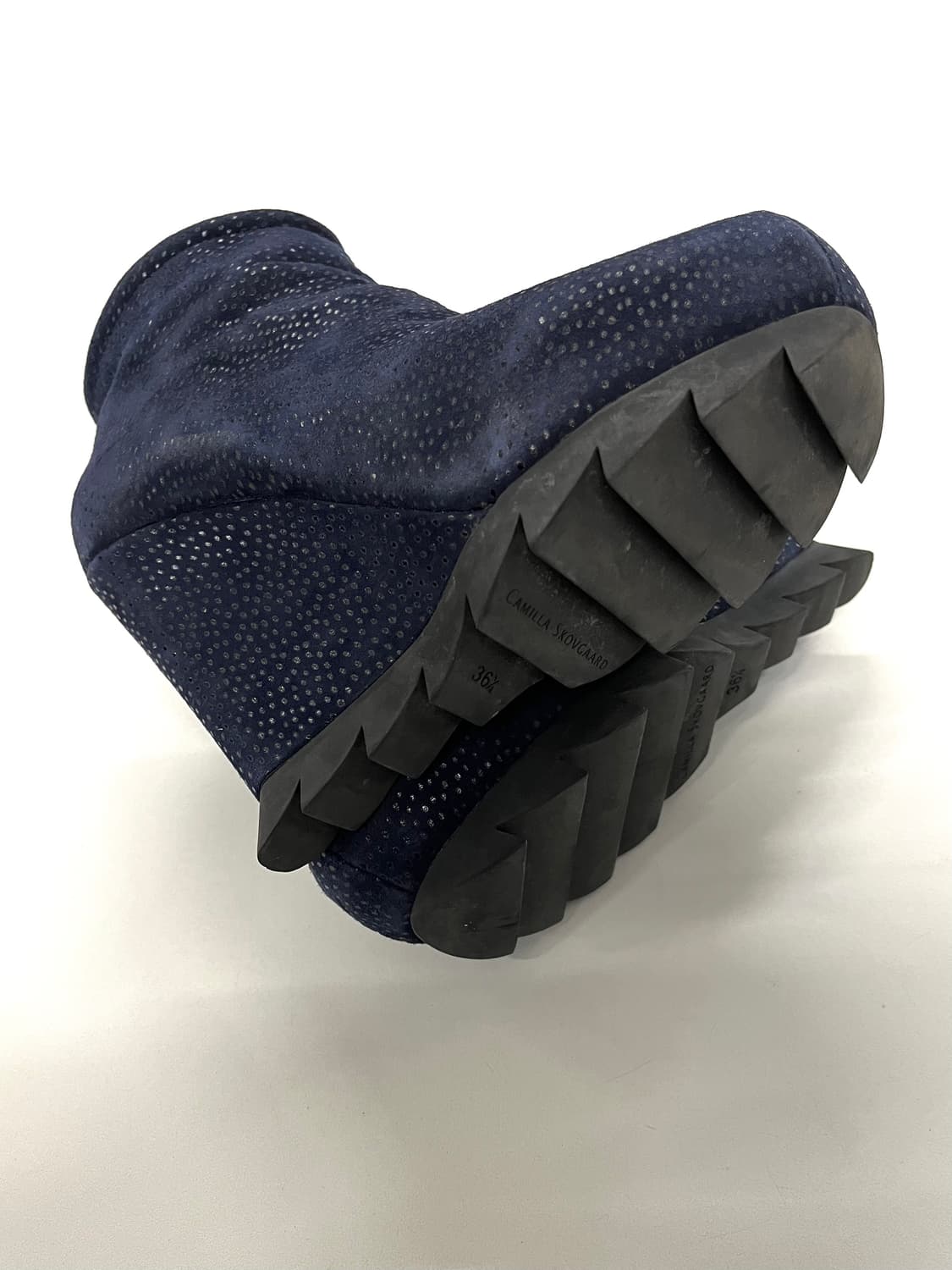 카밀라 스코브가드 레더 웨지힐 부츠 상품이미지7