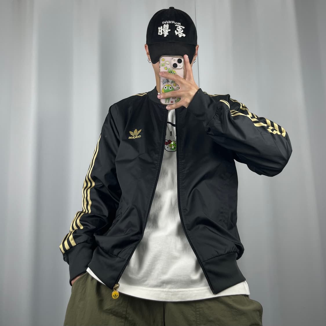 <아디다스 3-S 골드 바람막이> No.1308 상품이미지2