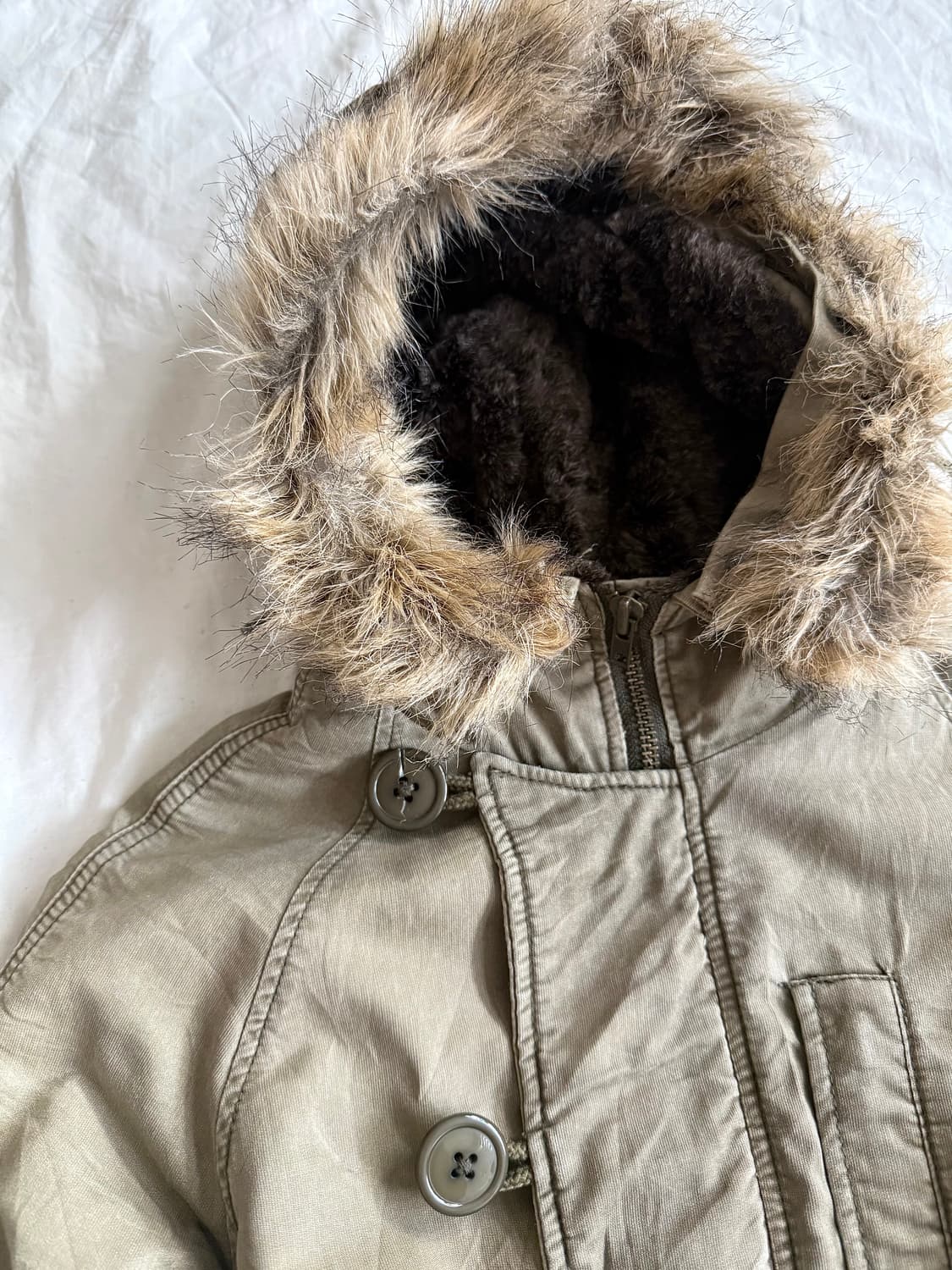 카키 2000‘s y2k 크롭 자켓 상품이미지4