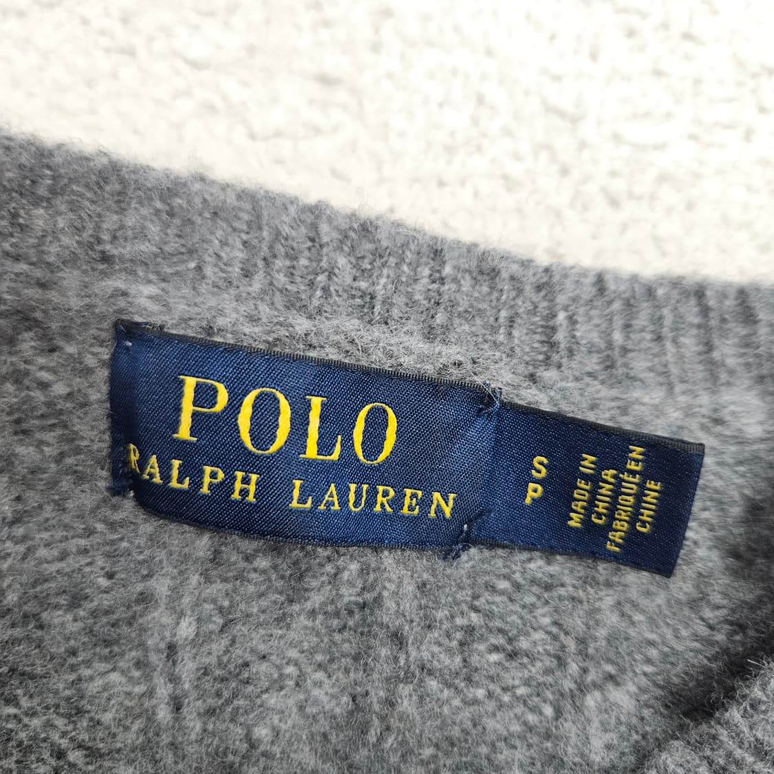폴로 랄프 로렌 신형 울 캐시미어 케이블 니트 S 상품이미지3