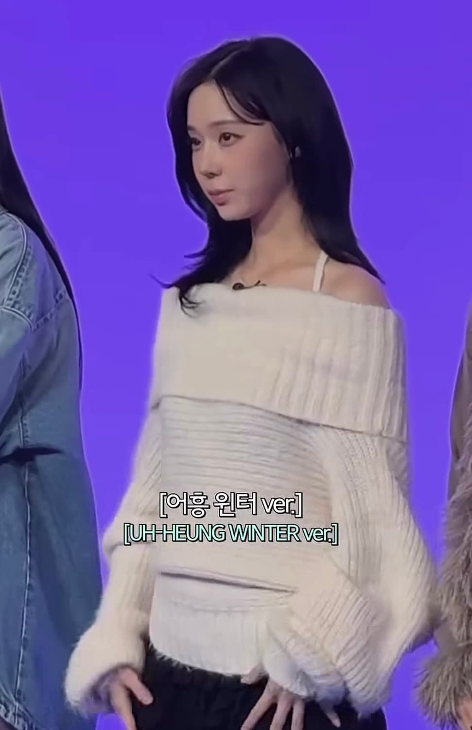 클리시어 팔레트 오프숄더 니트 kleesier knit 상품이미지4