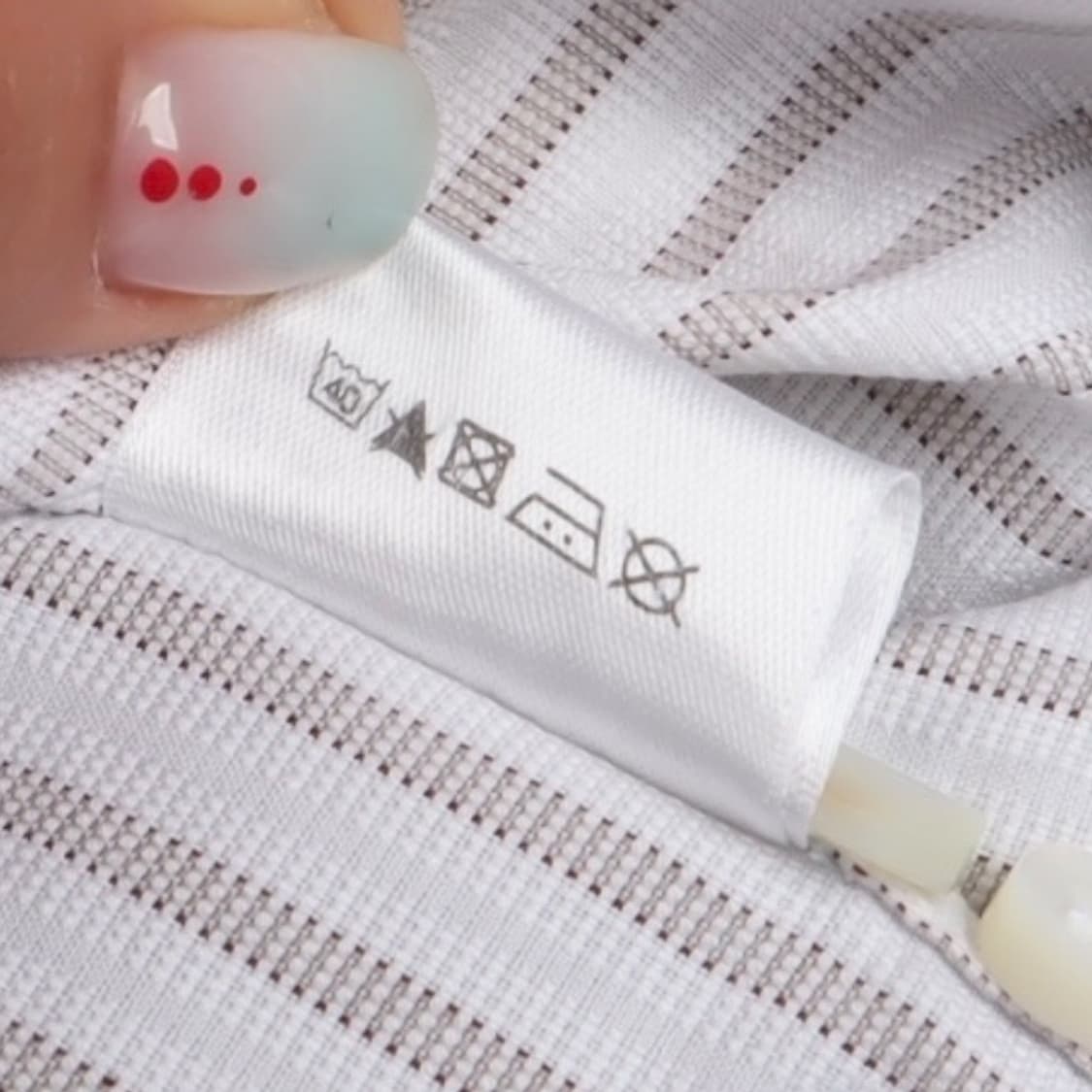 로로피아나 베이지 스트라이프 이태리 코튼 셔츠 상품이미지9