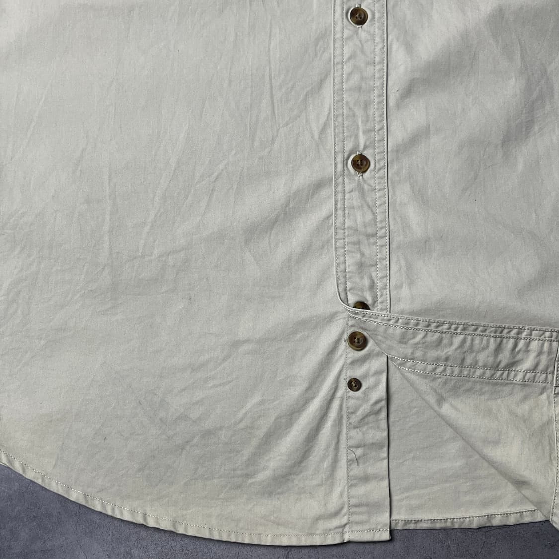 CARHARTT 칼하트 빈티지 아이보리 코튼 워크 셔츠 A00834 상품이미지5