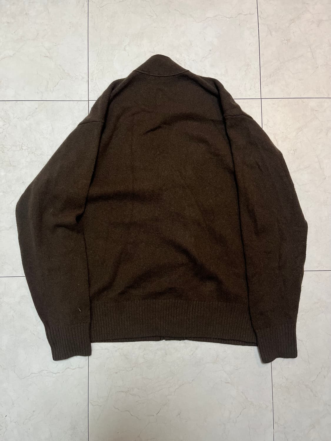 유니클로 x 질 샌더 메리노 울 쓰리 포켓 가디건 L 상품이미지3