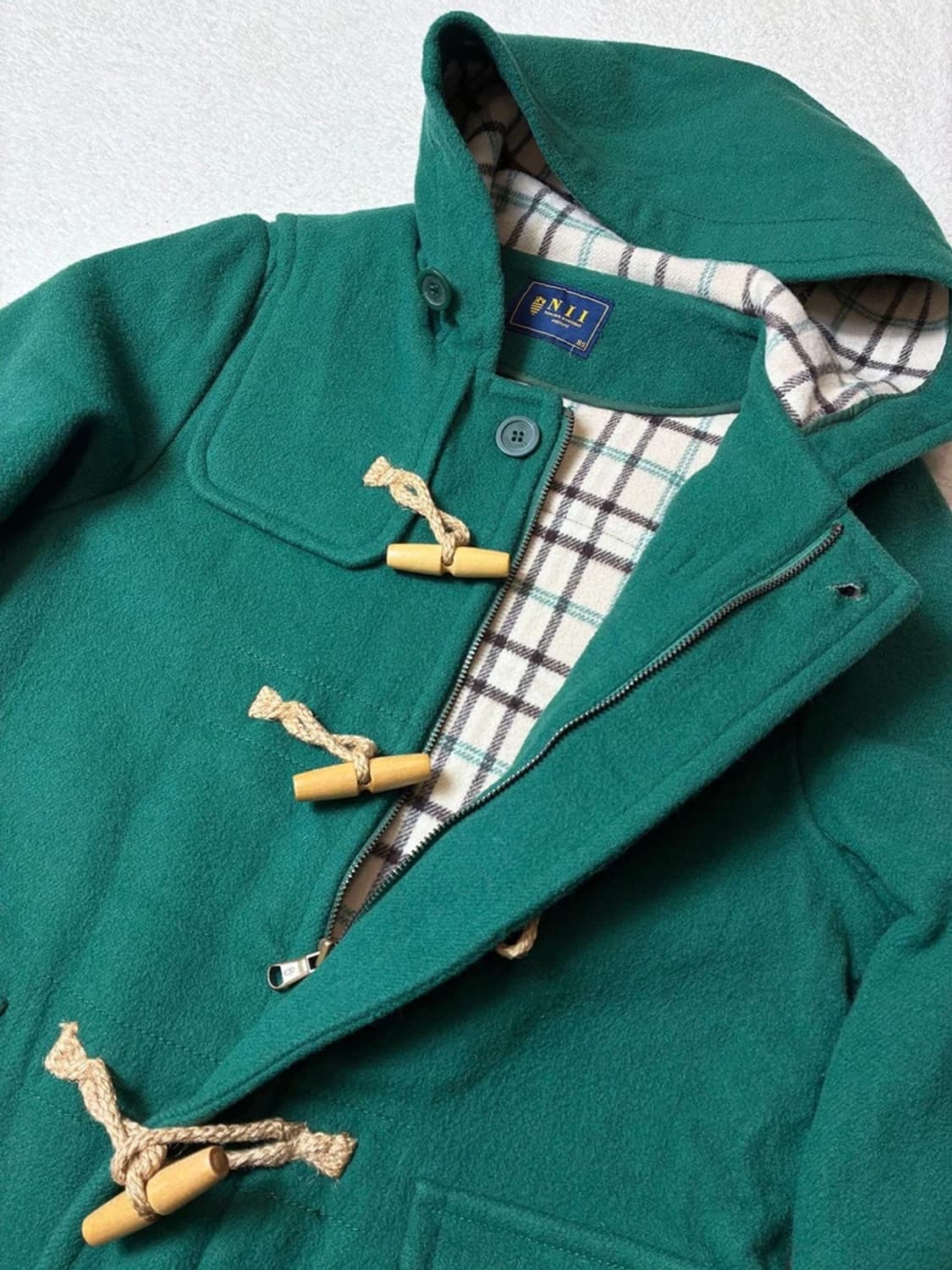 NII 00's 양모 클래식 더플 롱 코트 PN6744    상품이미지3