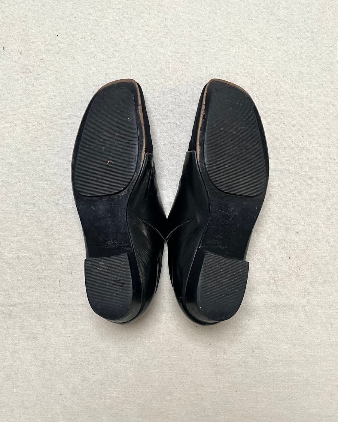 요지야마모토 캔버스토 레더 슬립온 yohji yamamoto + noir 상품이미지3