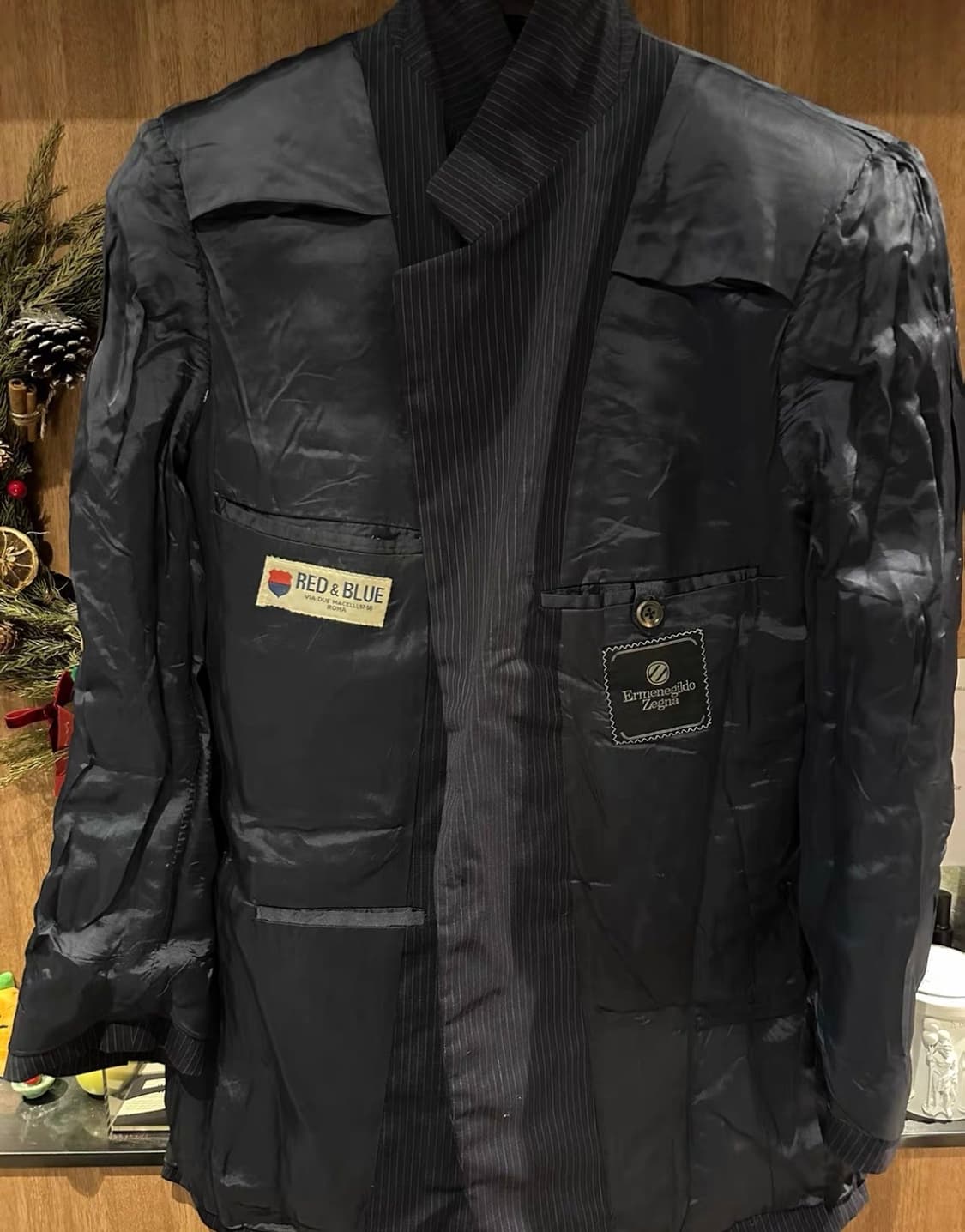 Ermenegildo Zegna 울 스트라이프 자켓 상품이미지3