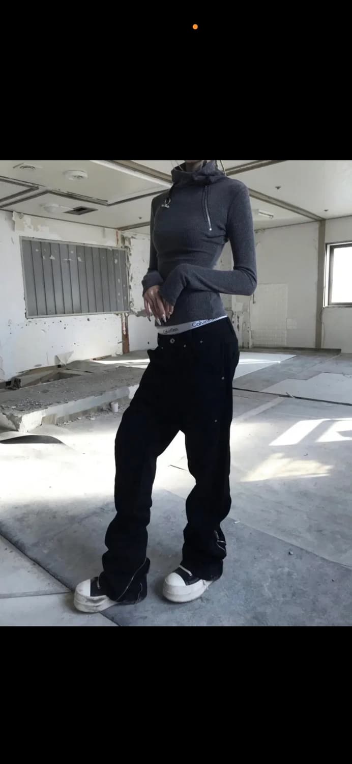 Kyoiii grind zip 카고데님바지 상품이미지3