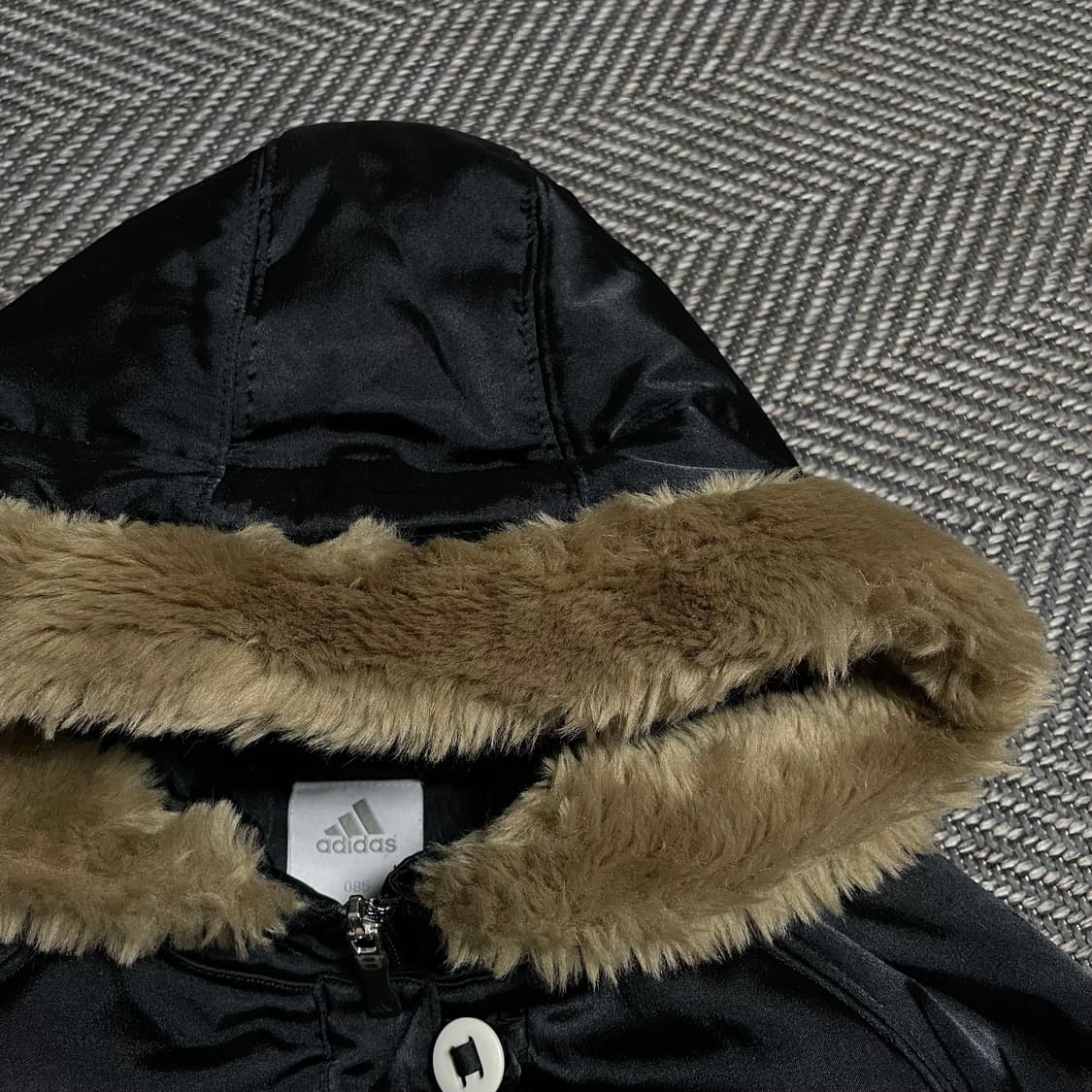 아디다스 y2k 크롭 퍼 패디드 후드 점퍼o 5105 상품이미지6