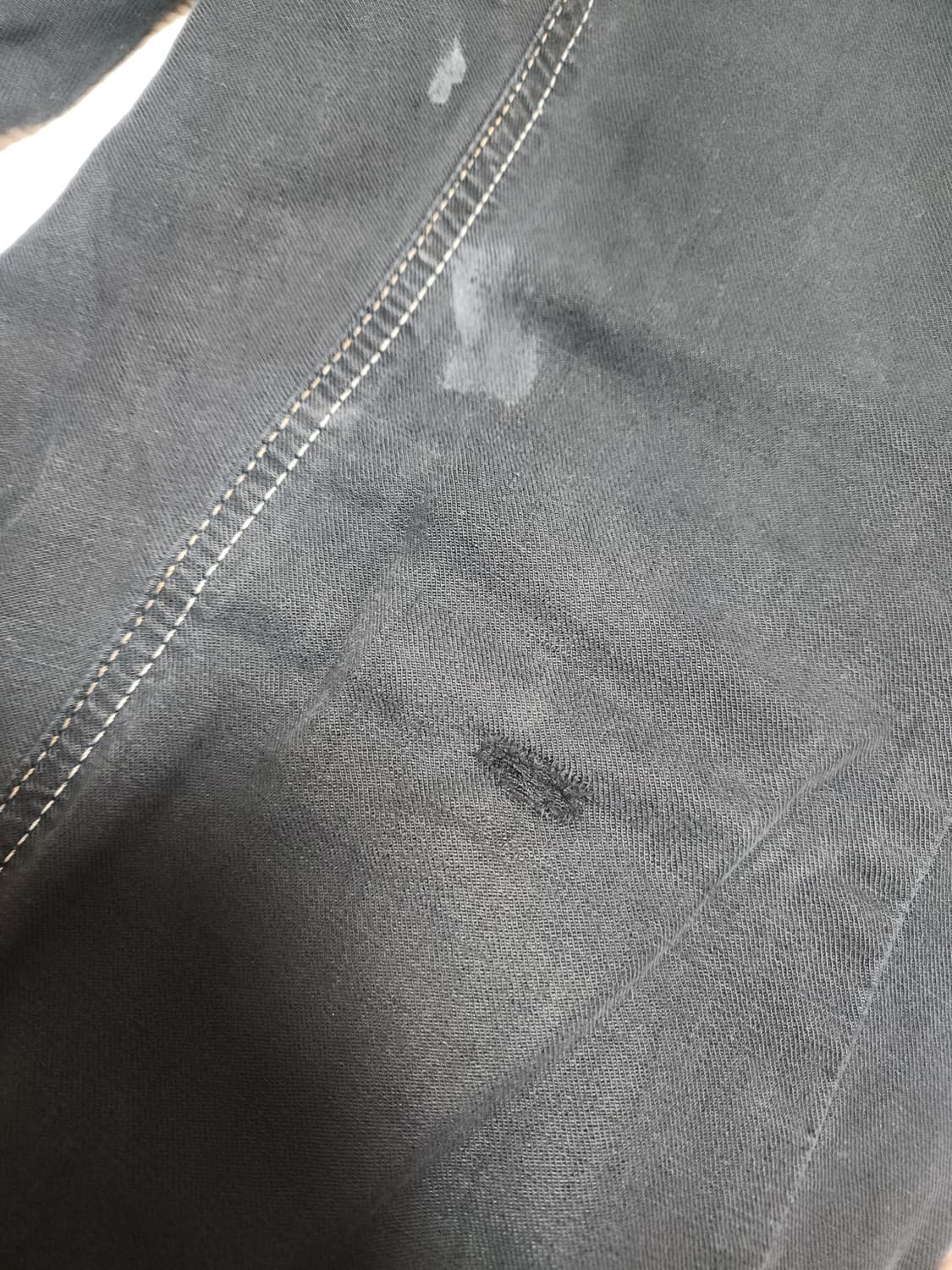 edwin black stitch detail cotton pants 상품이미지7