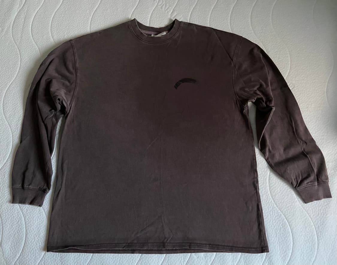 IEY 버건디 오버핏 롱슬리브 상품이미지3