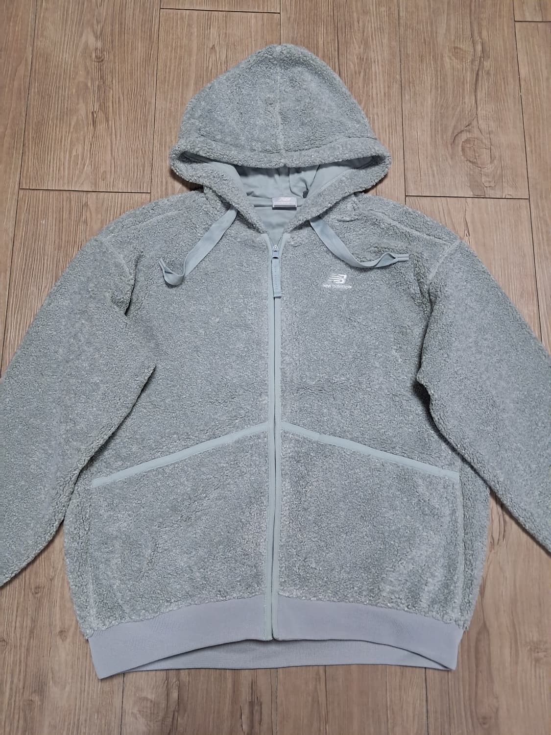 뉴발란스 뽀글이 후드집업 S 새상품  상품이미지2