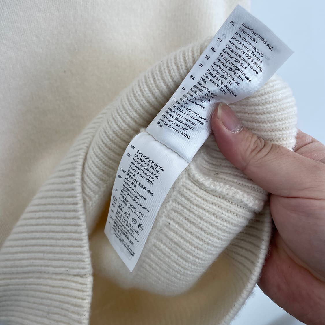 코스 하프넥 크롭 니트 상품이미지5