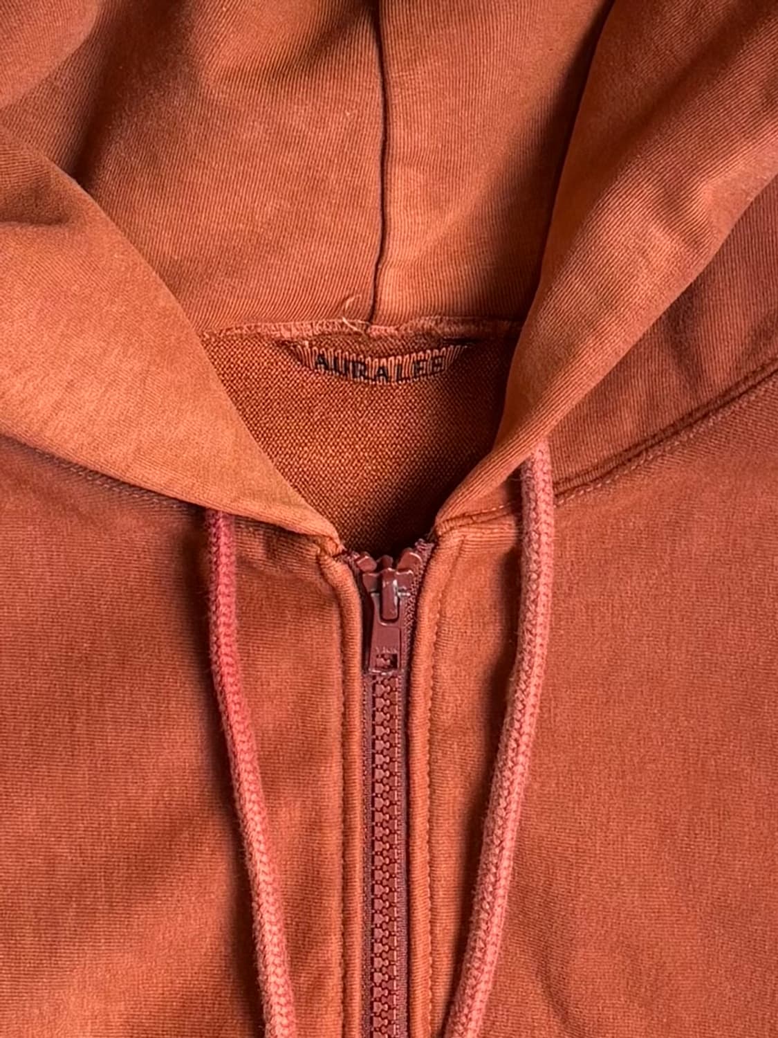 AURALEE SUPER MILLED SWEAT ZIP PARKA 상품이미지4