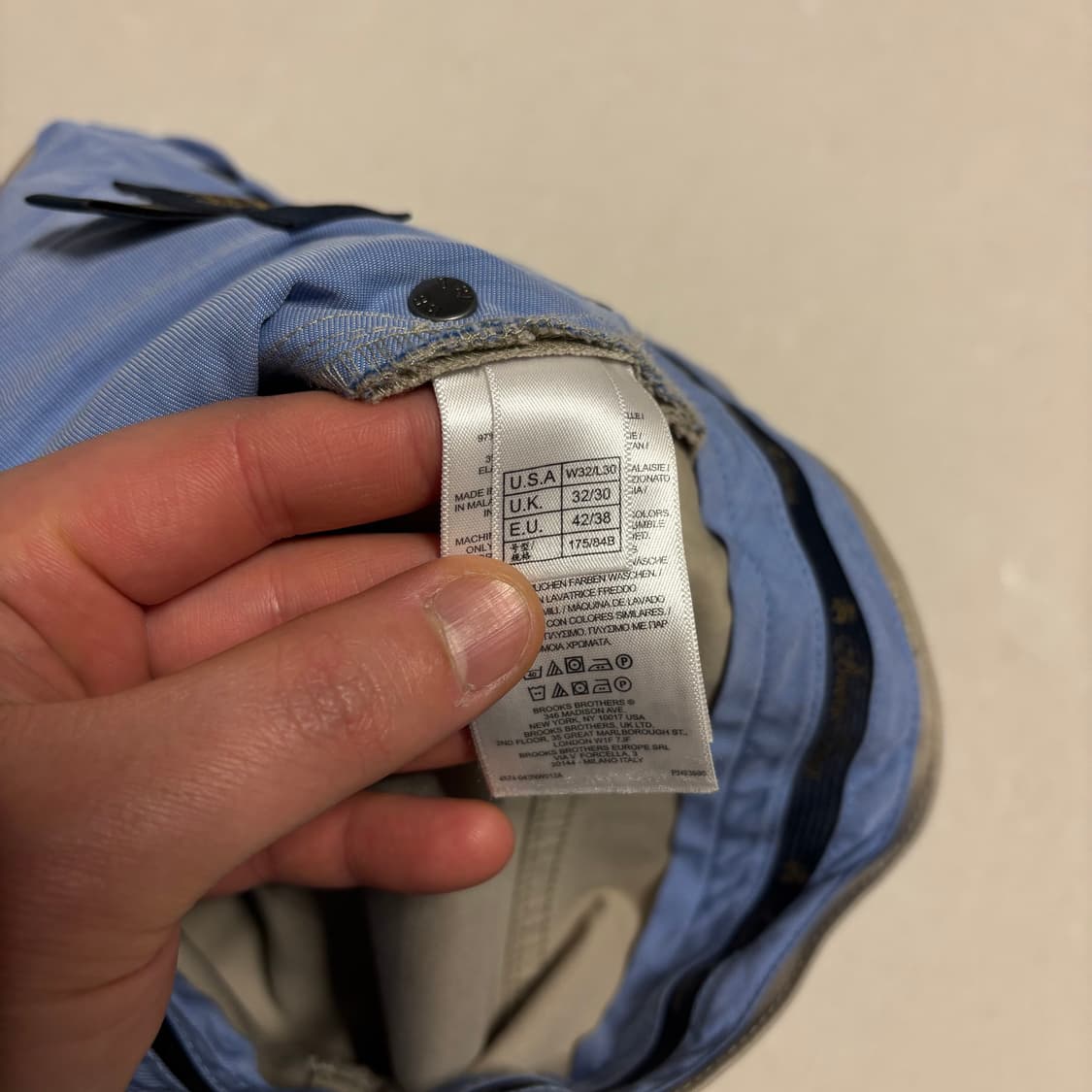 정품 브룩스브라더스 베이지 치노팬츠 면바지 32인치 상품이미지9