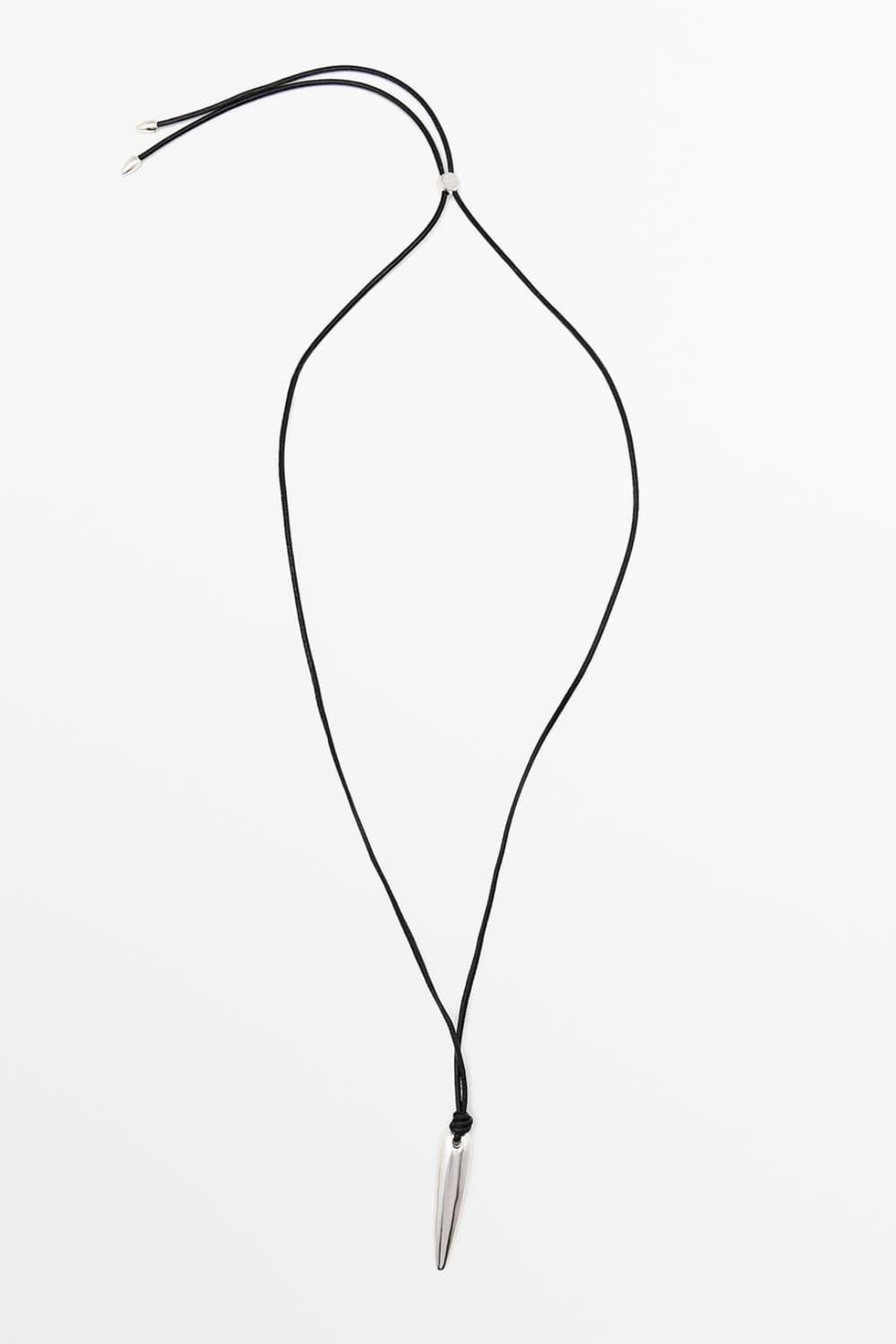 Massimo  Dutti 마시모두띠 가죽 펜던트 목걸이 상품이미지2