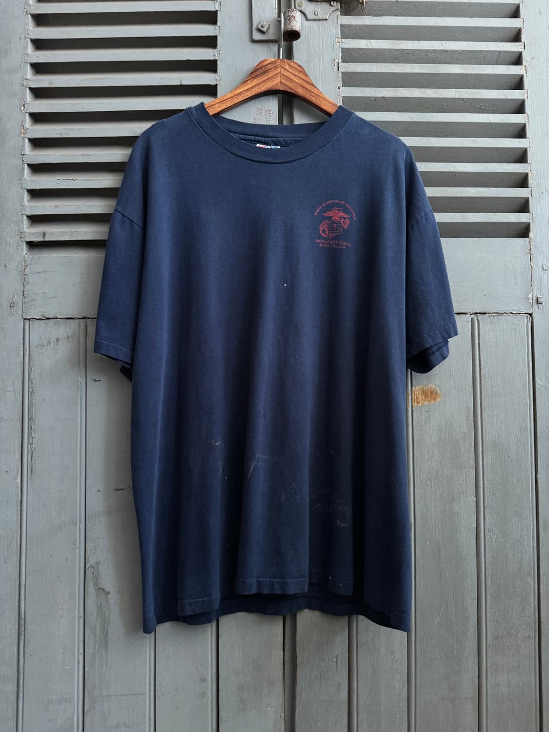 [XL]90's Hanes USMC 그리스 티셔츠 상품이미지2