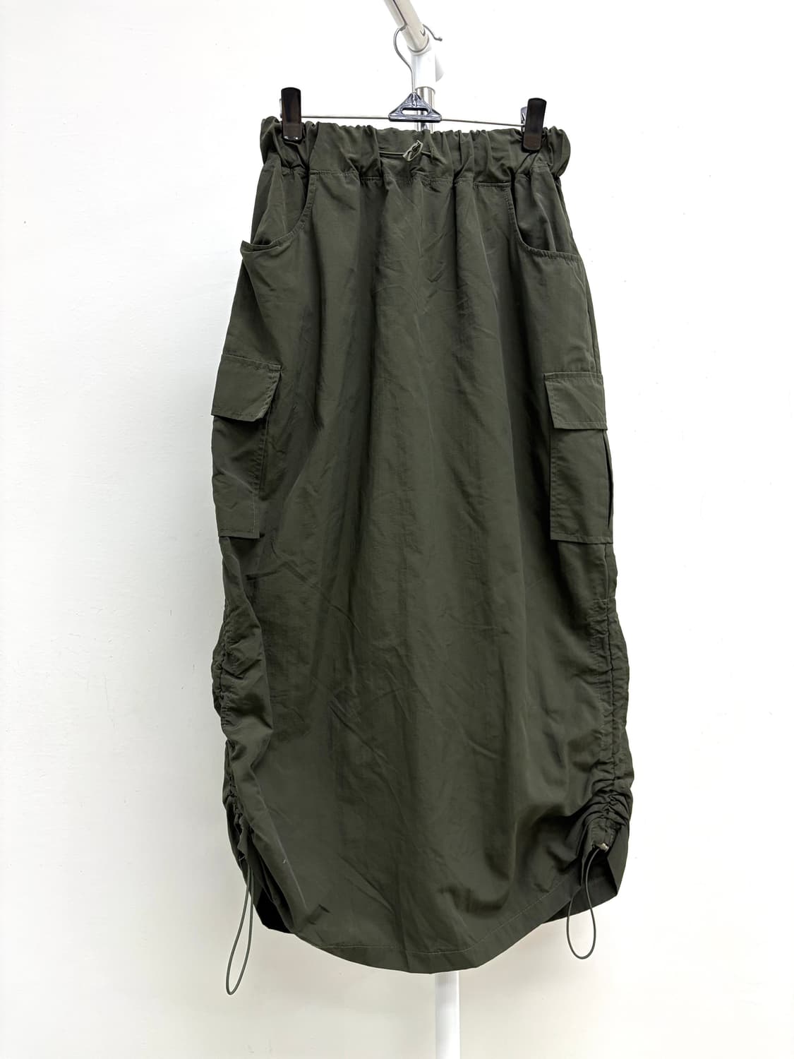 빈티지 카키 카고 스커트 상품이미지4