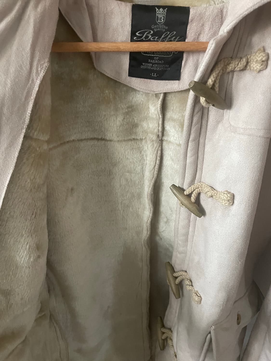 모리걸 빈티지 떡볶이 무스탕🤍💛 상품이미지3