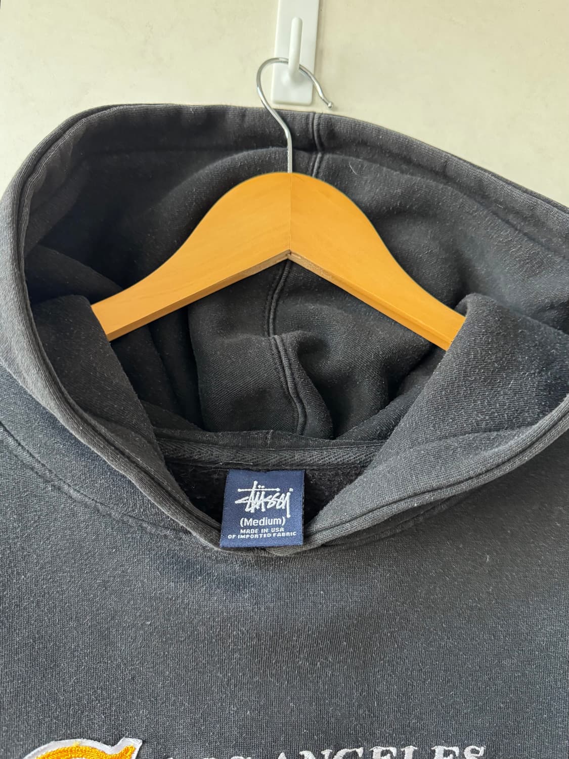 00s 스투시 LA Lakers 로고 후드티 상품이미지5