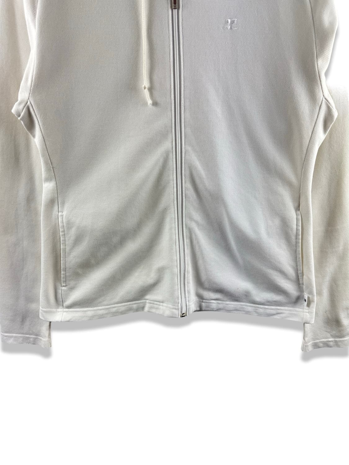 꾸레쥬 화이트 후드집업2612 상품이미지4