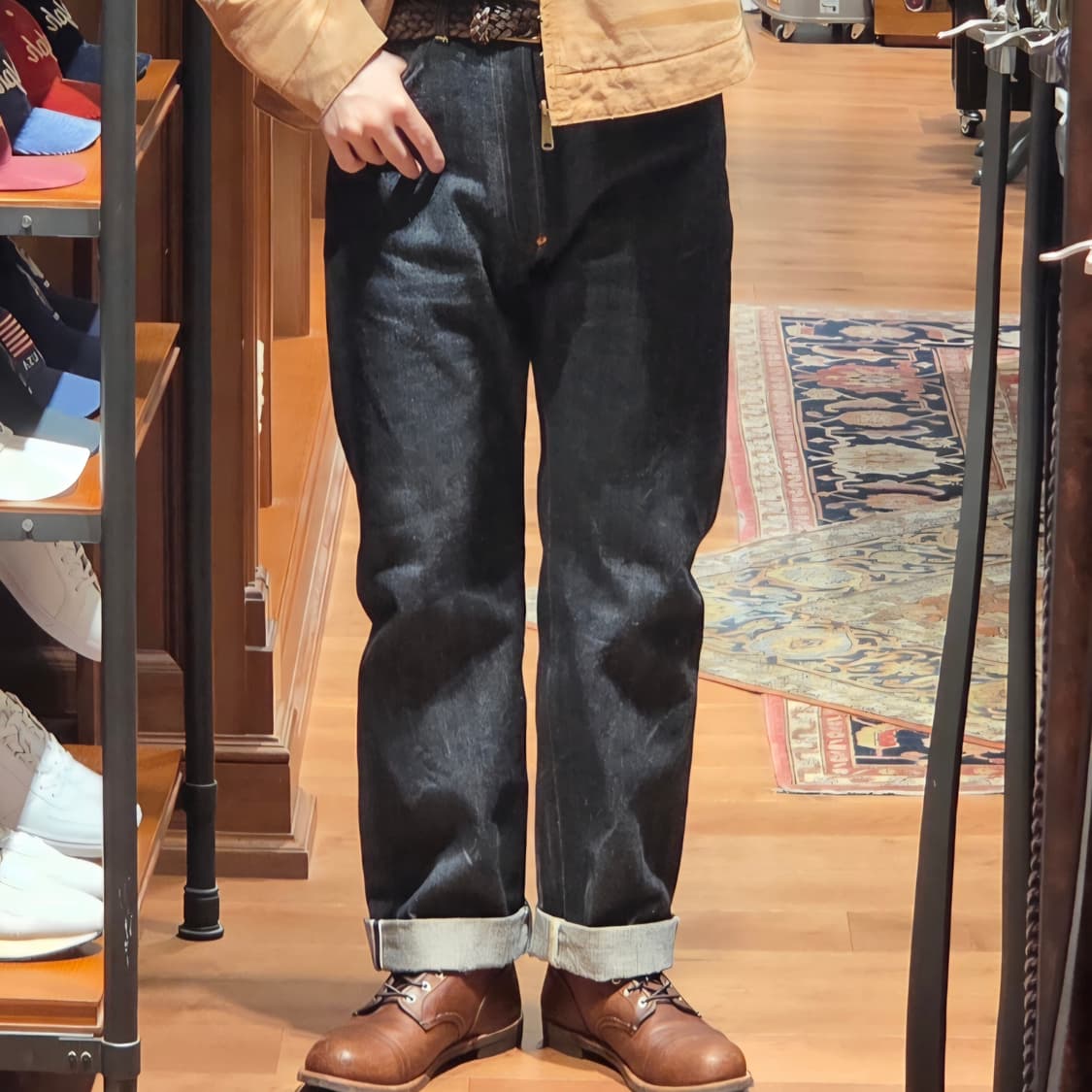 빅존 M103J 셀비지 데님팬츠 34/33 상품이미지10