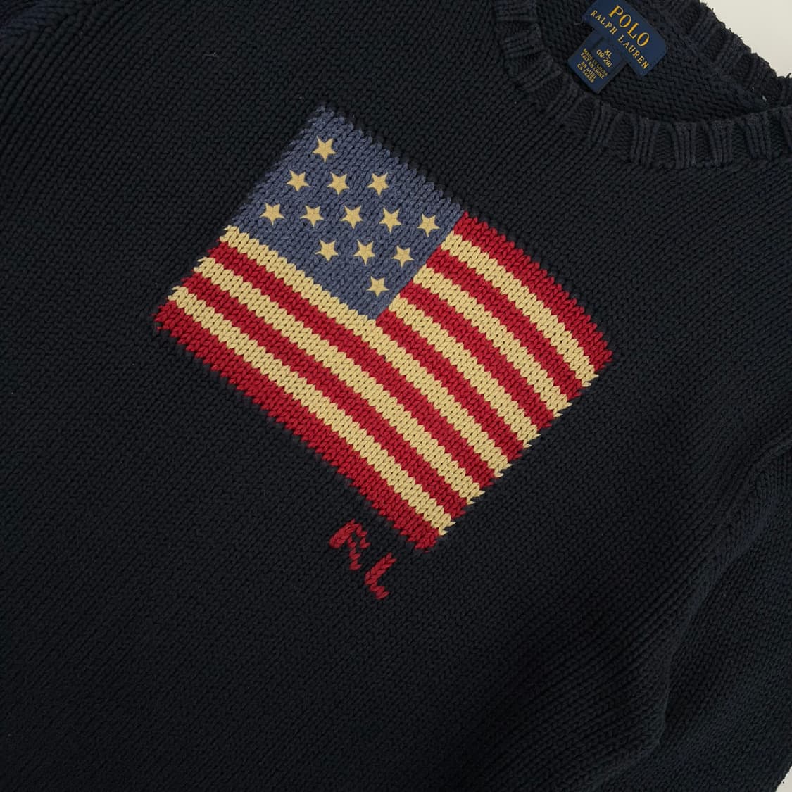 Polo  폴로 랄프로렌 코튼 성조기 스웨터 상품이미지3