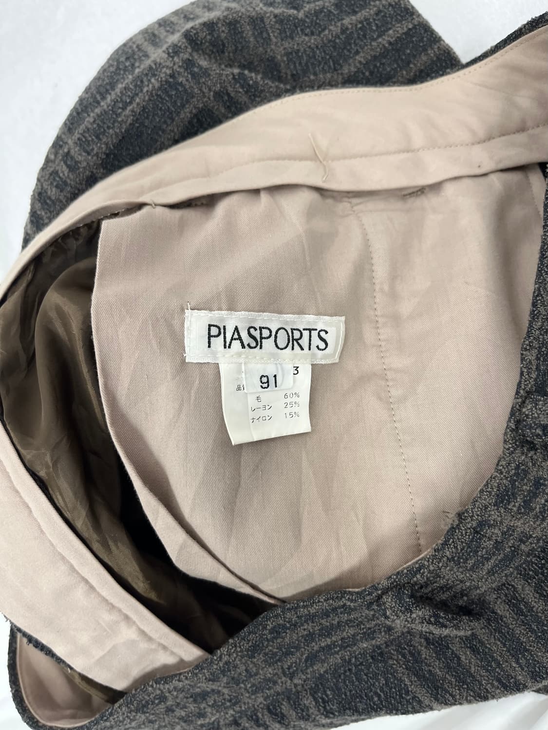 90s Pia Sports 체크패턴 슬랙스 상품이미지7