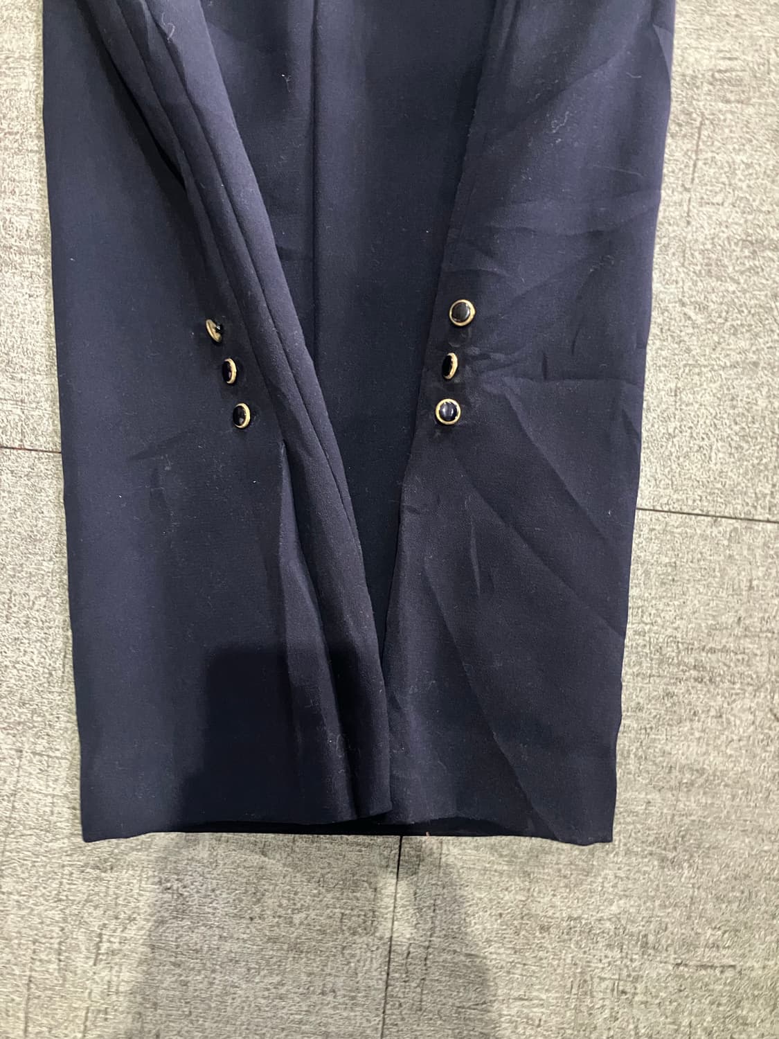 일본빈티지 하구미모리걸 달천깔페어리 사이드버튼 미디스커트 상품이미지2