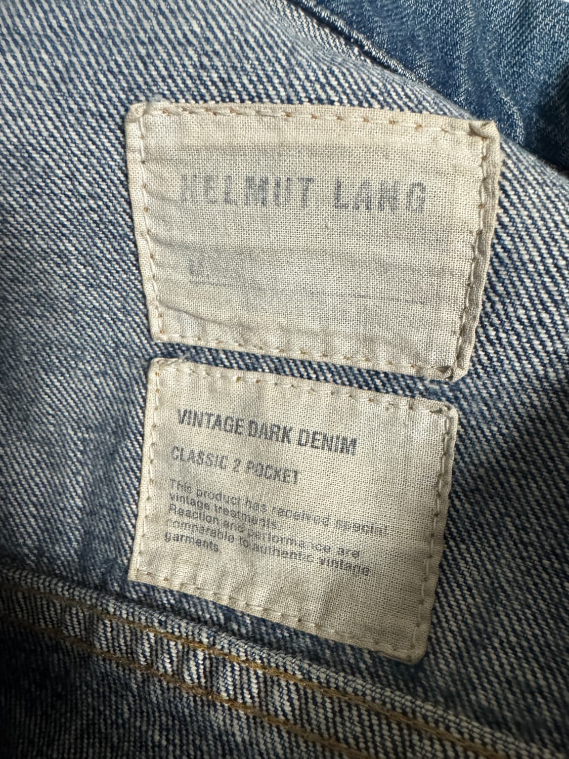 헬무트랭 00s 데님 트러커 자켓  상품이미지3