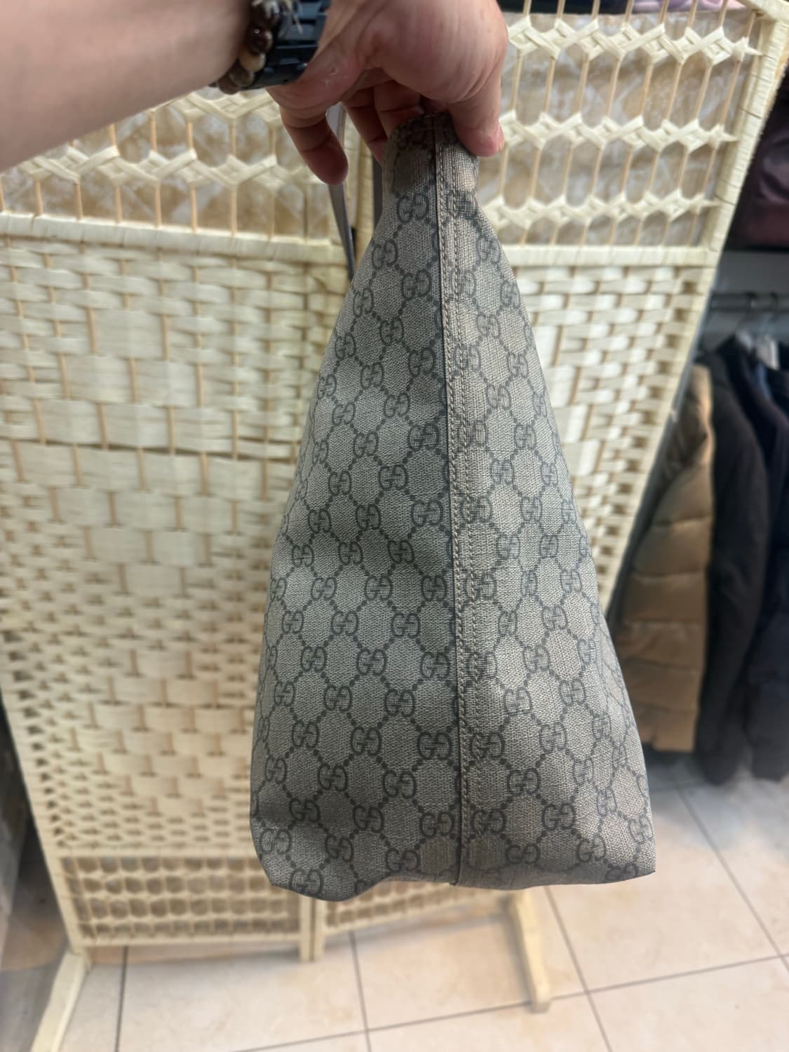 정품 구찌 오디피아 GG 수프림 쇼퍼백 팝니다 상품이미지4