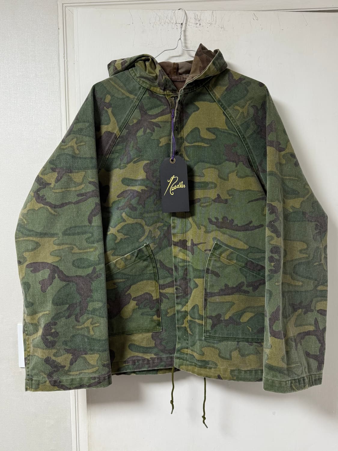 니들스 26ss 양면 후디드 카모 코튼 집업자켓 상품이미지2