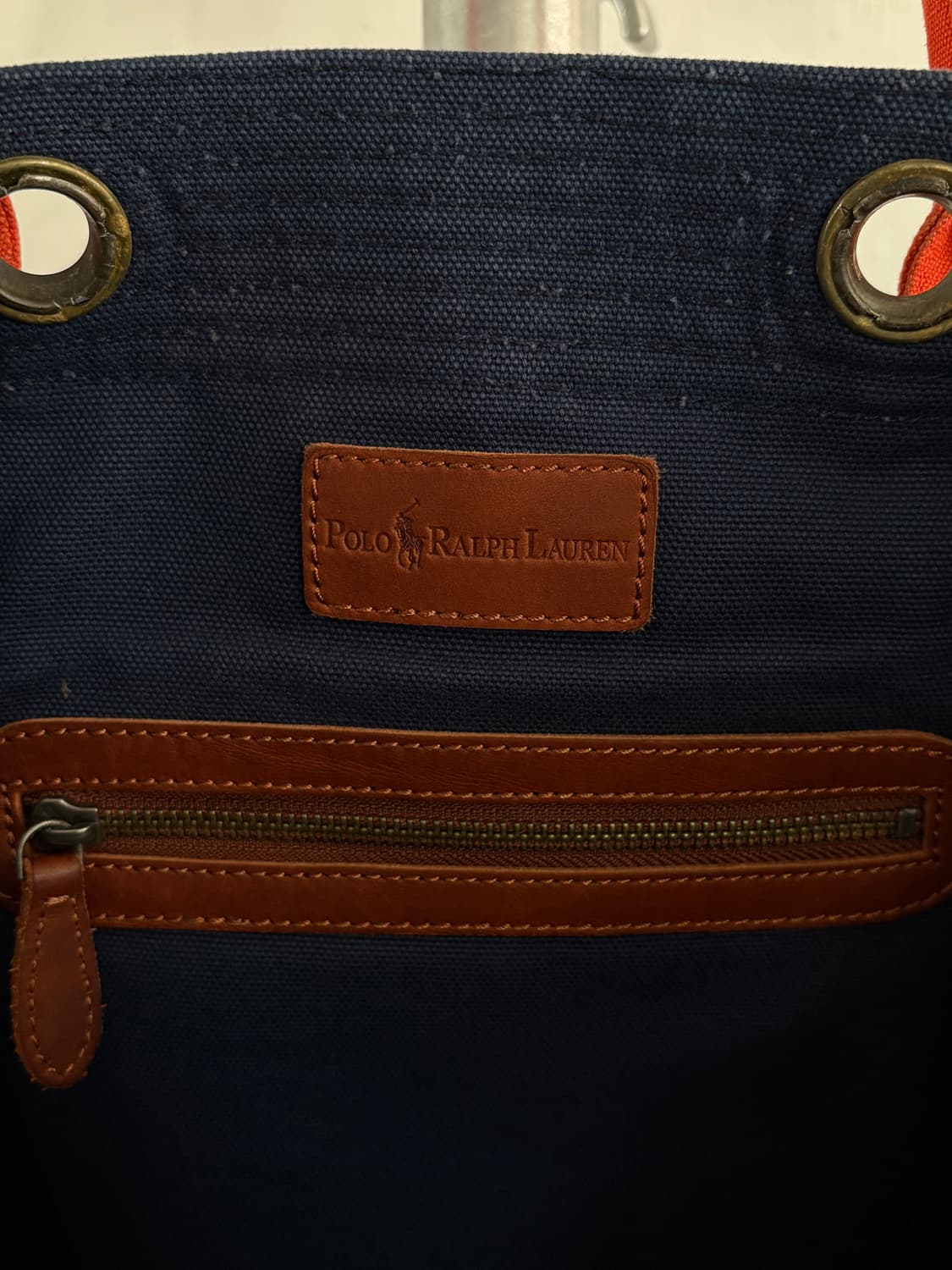 Polo Ralph Lauren 폴로 랄프로렌 버클 레더 캔버스 백 상품이미지9