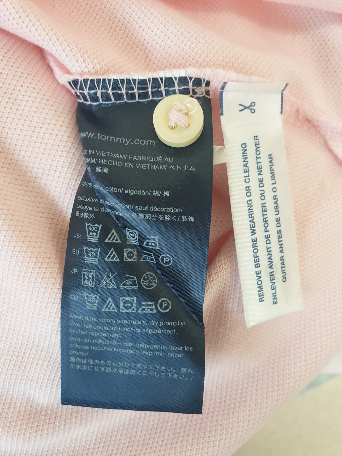 [여성] 타미힐피거 정품 핑크 카라티 M 상품이미지4