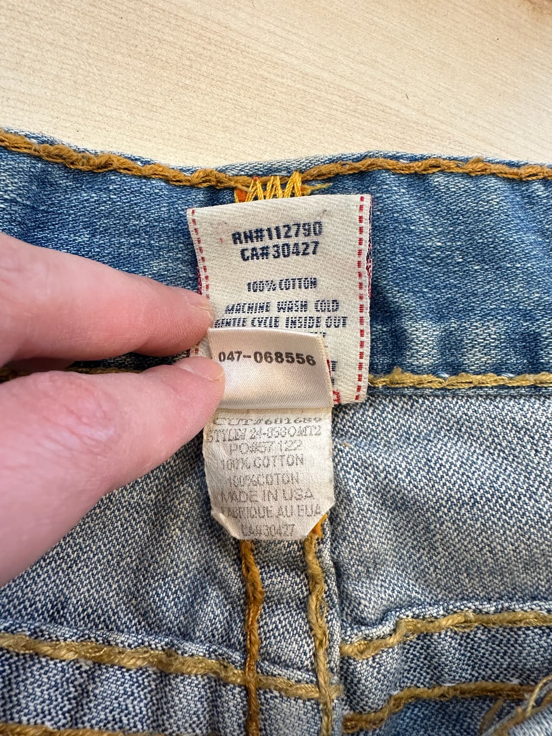 33)트루릴리전 USA 중청 세미 부츠컷 상품이미지7