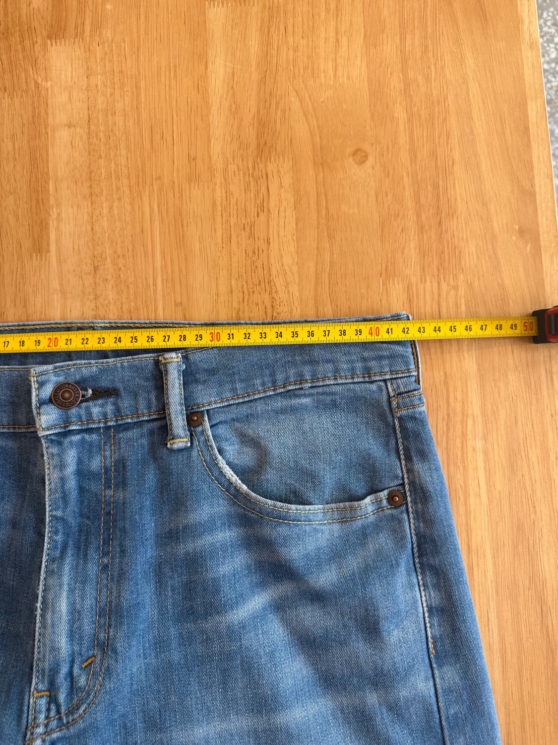 리바이스 505 블랭크탭 워싱 데님 팬츠 상품이미지6