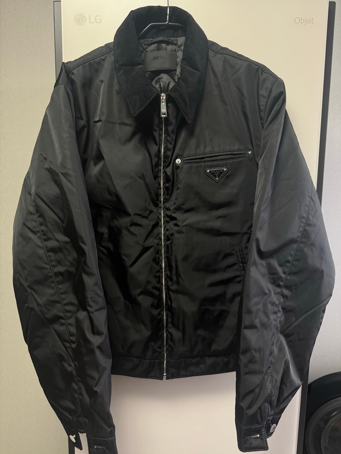 프라다 PRADA SGC280 블루종 자켓 XL 상품이미지1