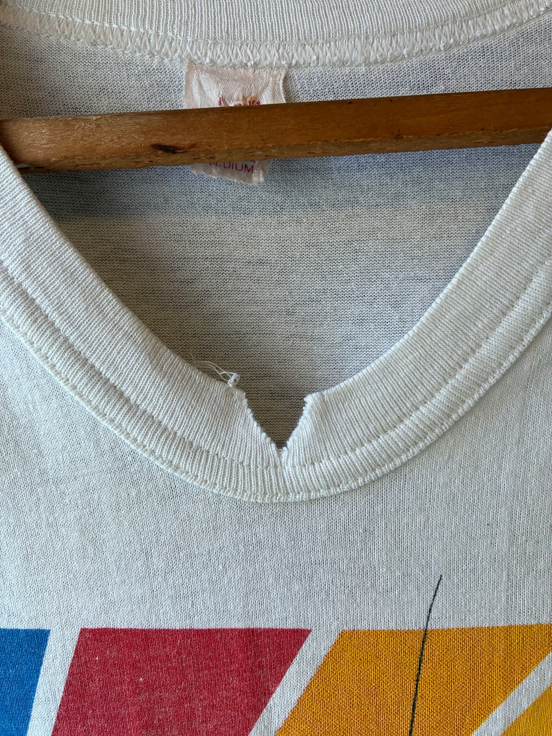 80s Vintage Football Tee Made in USA 상품이미지4