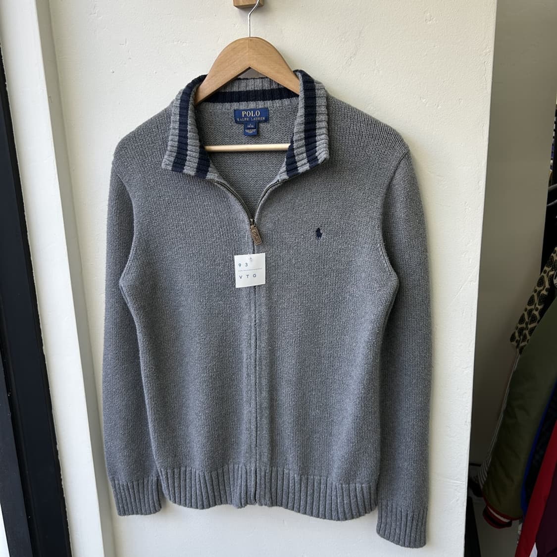 15573 - 폴로 랄프로렌 그레이 니트 집업 상품이미지2