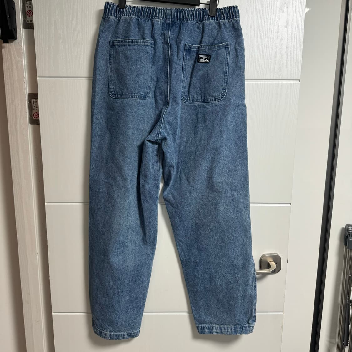 OBEY 데님 이지 팬츠 라이트 인디고 L 상품이미지3