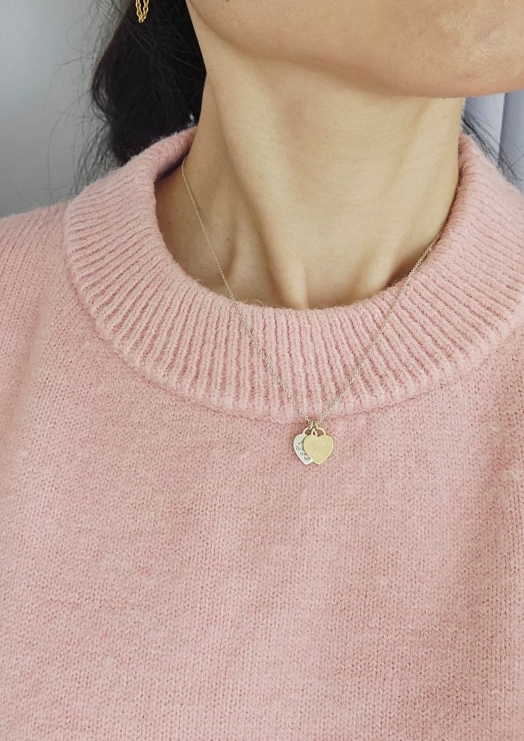티파니앤코 리턴투 더블하트 18k콤비 목걸이[정품] 상품이미지5