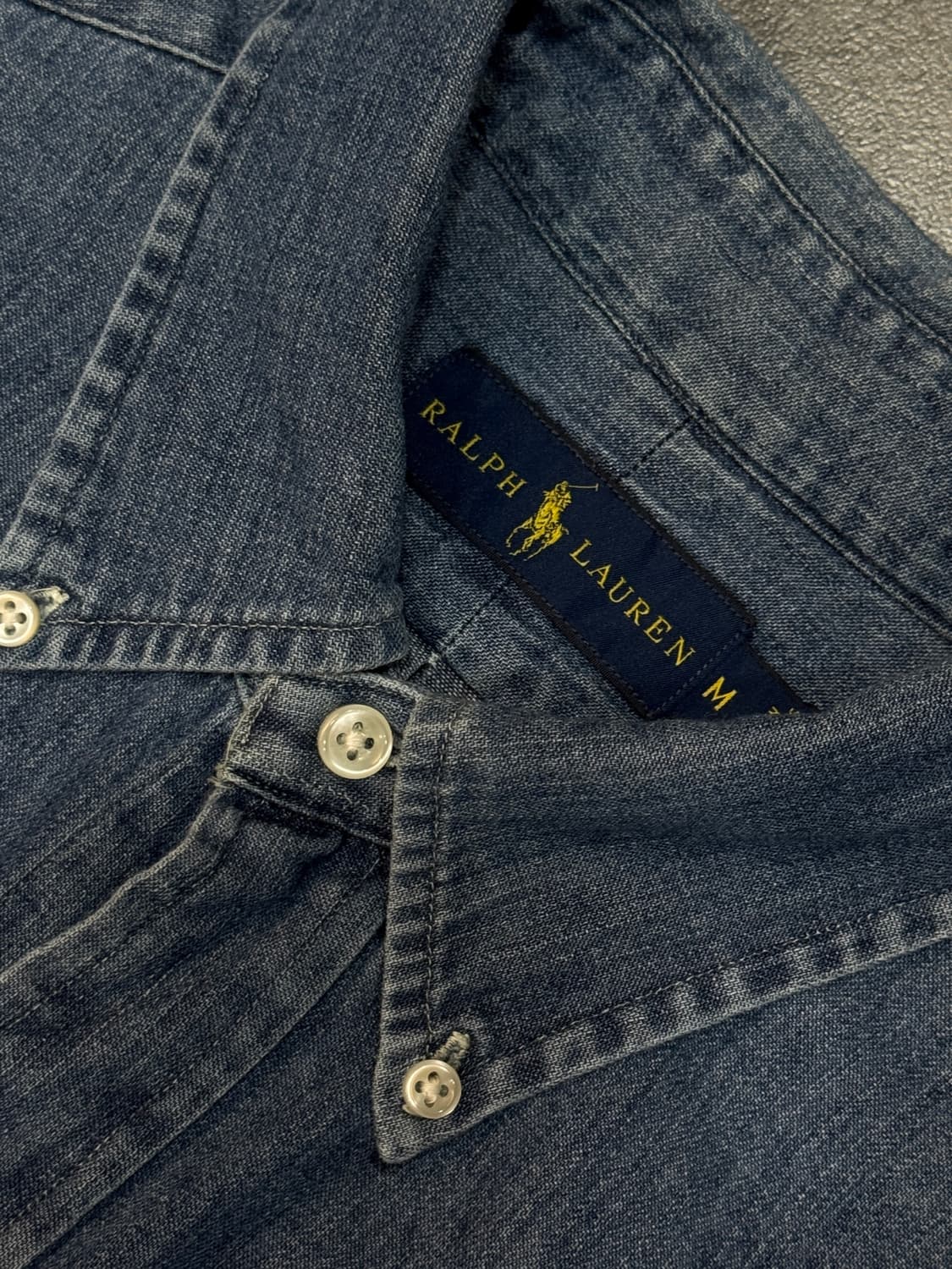 RALPH LAUREN 중청 데님셔츠 상품이미지4