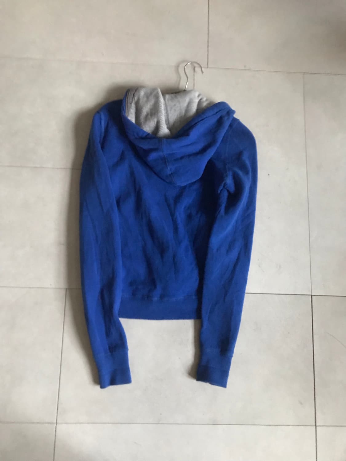 아베크롬비 블루 딱붙핏 후드집업 상품이미지10