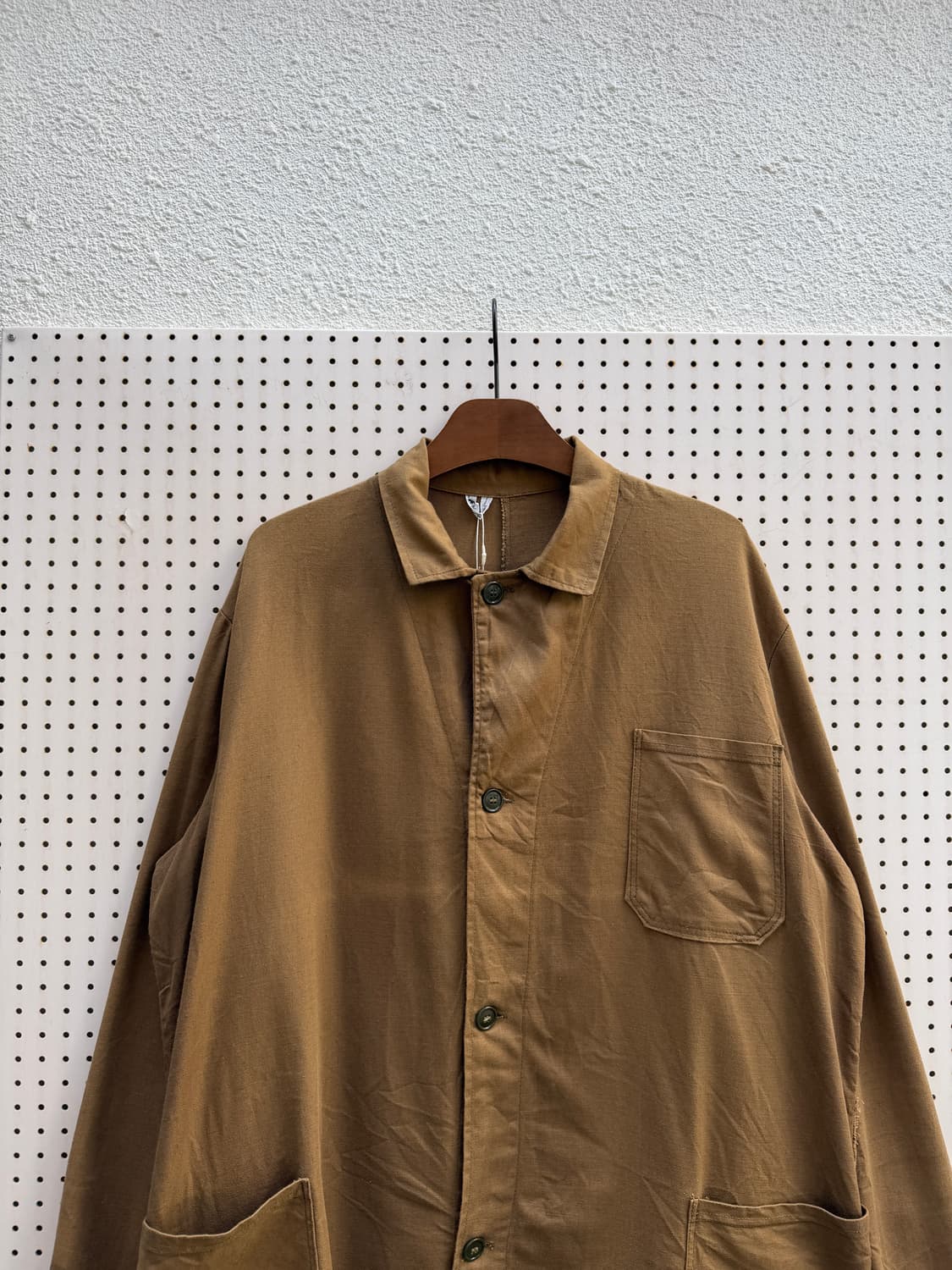 1980s FRENCH FRINGED HEM BROWN 프렌치워크자켓 상품이미지5