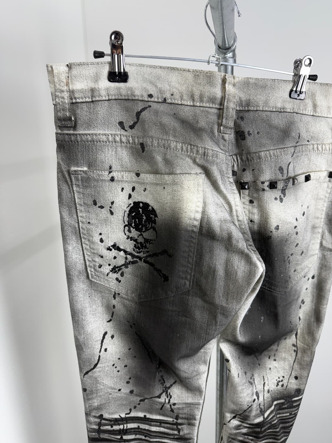 KHI Spray Painting Wrinkle Denim 상품이미지3