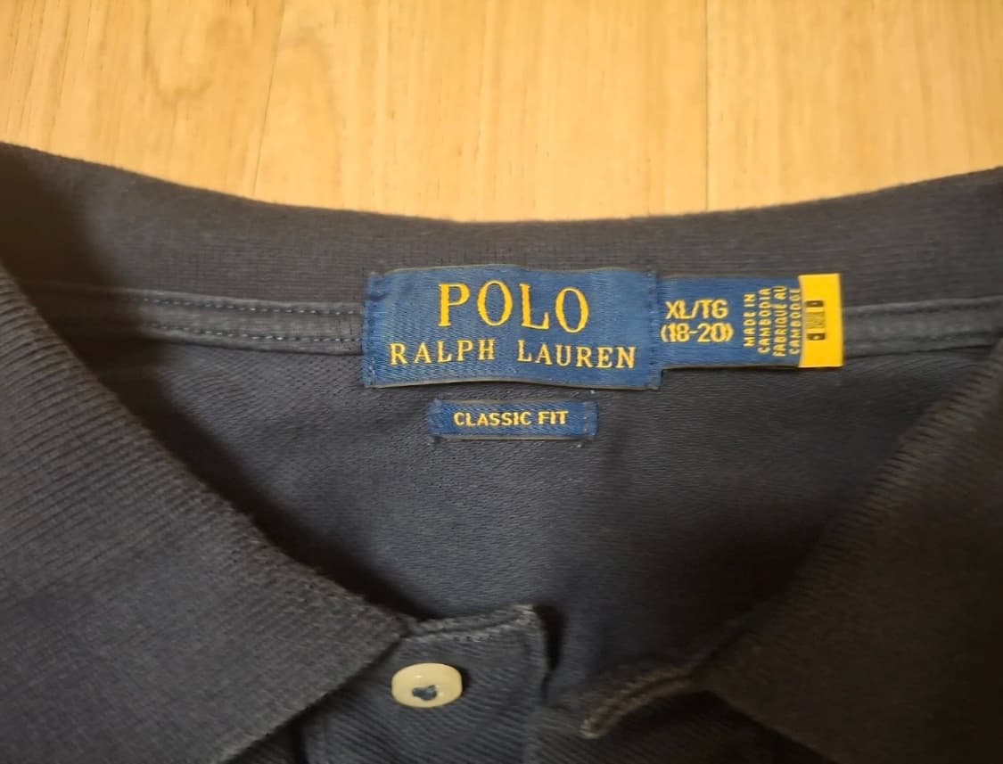 폴로 랄프로렌 네이비 빅포니 카라티  XL 상품이미지2